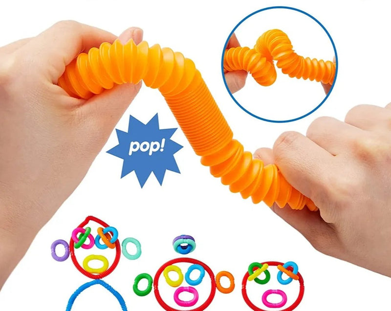 36PCS.  Tubos Pop brinquedos sensoriais, ajuda aliviar o estresse.