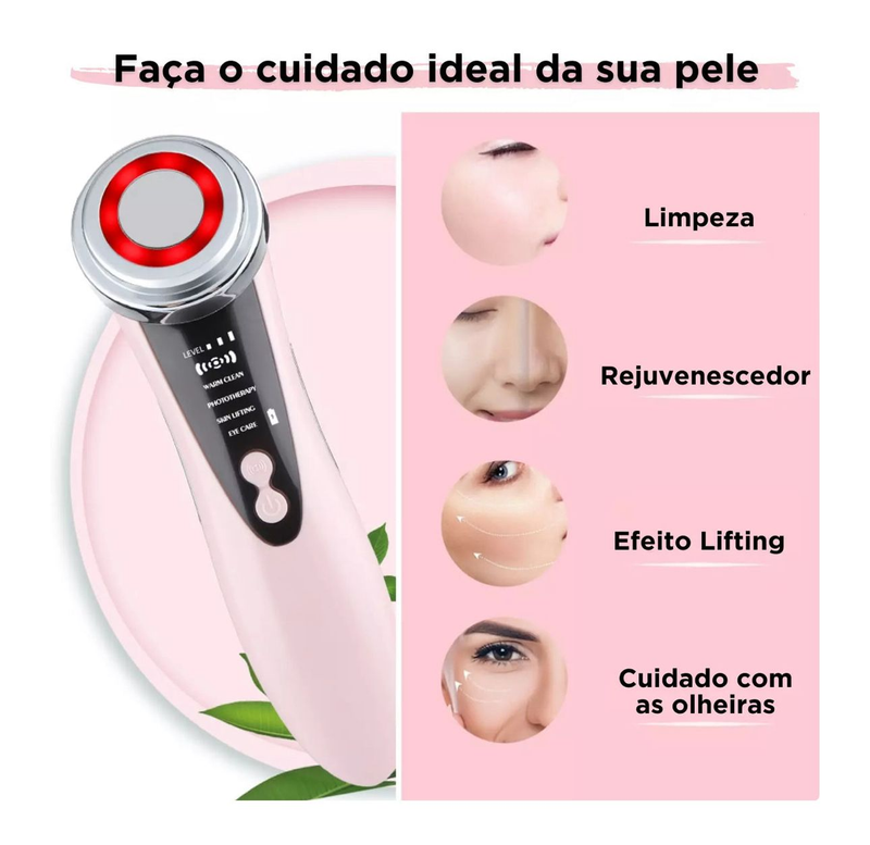 Face Lift - Massageador  7em1 Lifting Facial