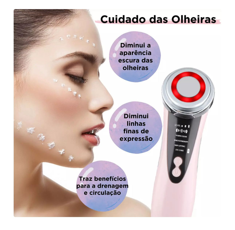 Face Lift - Massageador  7em1 Lifting Facial